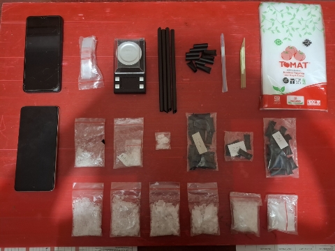 Satresnarkoba Kuansing Bongkar Peredaran 104 Gram Sabu, Pelaku Masih Berstatus Pelajar