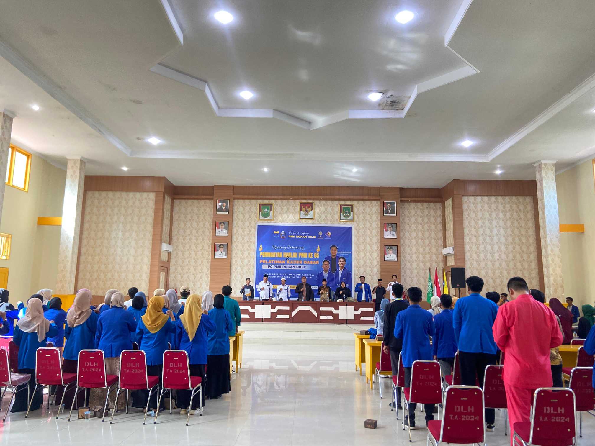 Pengurus Cabang Pergerakan Mahasiswa Islam Indonesia (PC PMII) Kabupaten Rokan Hilir menggelar Pelatihan Kader Dasar (PKD)