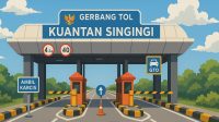 Ilustrasi gerbang Tol Kuantan Singingi Ilustrasi gerbang Tol Kuantan Singingi