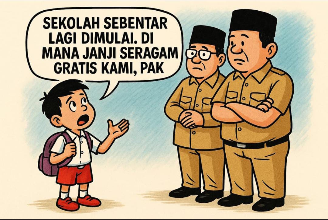 Tahun Ajaran Baru, Warga Rohil Desak Realisasi Janji Seragam Sekolah Gratis
