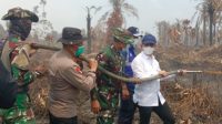 Menteri Lingkungan Hidup tinjau lokasi Karhutla di Rohil IMG 20250724 043645