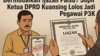 Bermodalkan Ijazah Palsu? Sopir Ketua DPRD Kuansing Lolos Jadi Pegawai P3K Bermodalkan Ijazah Palsu? Sopir Ketua DPRD Kuansing Lolos Jadi Pegawai PPPK