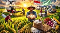 Rekor Baru! Stok Beras Tertinggi Sepanjang Sejarah, Sinyal Kuat Swasembada Pangan RI komoditas yang telah mencapai swasembada dan surplus meliputi beras, gula konsumsi, cabai besar, cabai rawit, jagung, minyak goreng, daging ayam, telur ayam, dan bawang merah. Sementara itu, komoditas yang masih dalam tahap penguatan menuju swasembada antara lain bawang putih, kedelai, daging sapi atau kerbau, serta gula industri.