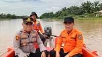 Tim gabungan terus melakukan pencarian hingga hari ke-empat terhadap seorang bocah laki-laki berinisial R (4), warga Kecamatan Cerenti, yang diduga hanyut terbawa arus Sungai Batang Kuantan, Senin (6/4/2026) Tim gabungan terus melakukan pencarian hingga hari ke-empat terhadap seorang bocah laki-laki berinisial R (4), warga Kecamatan Cerenti, yang diduga hanyut terbawa arus Sungai Batang Kuantan, Senin (6/4/2026)