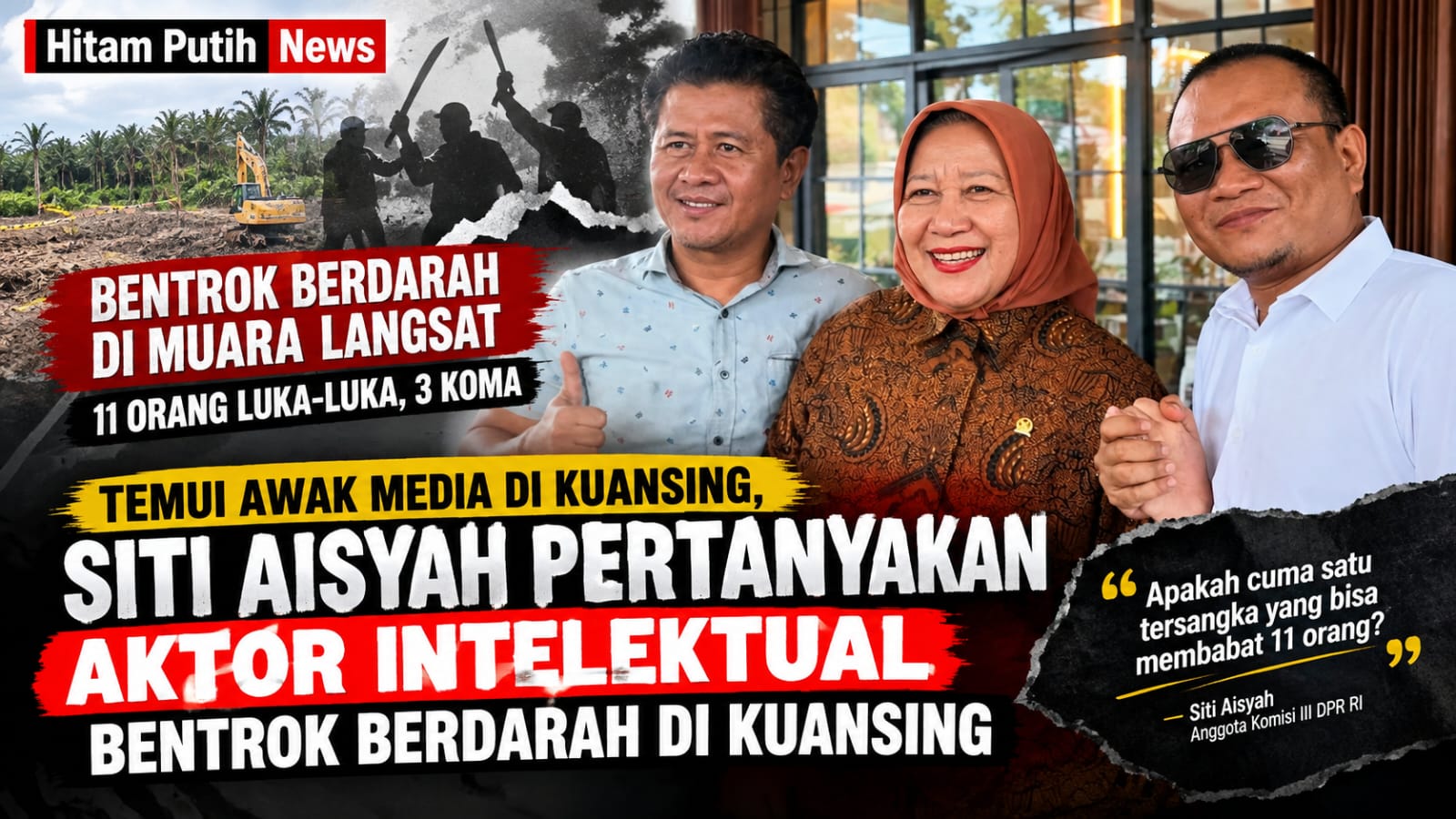 Siti Aisyah anggota Komisi III DPR RI bersama awak media saat ngopi santai di Kuantan Singingi